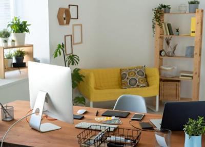 راهنمای جامع طراحی دفتر کار خانگی راهنمای جامع طراحی دفتر کار خانگی